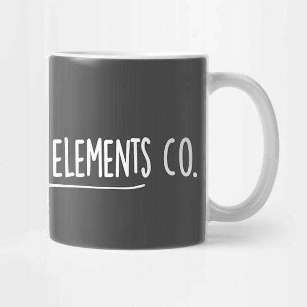 Among the Elements Co. White Horizontal Logo by Among the Elements Co.